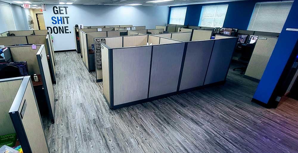 Inside part of the MoveitPro sales queue supporting moving company software customers